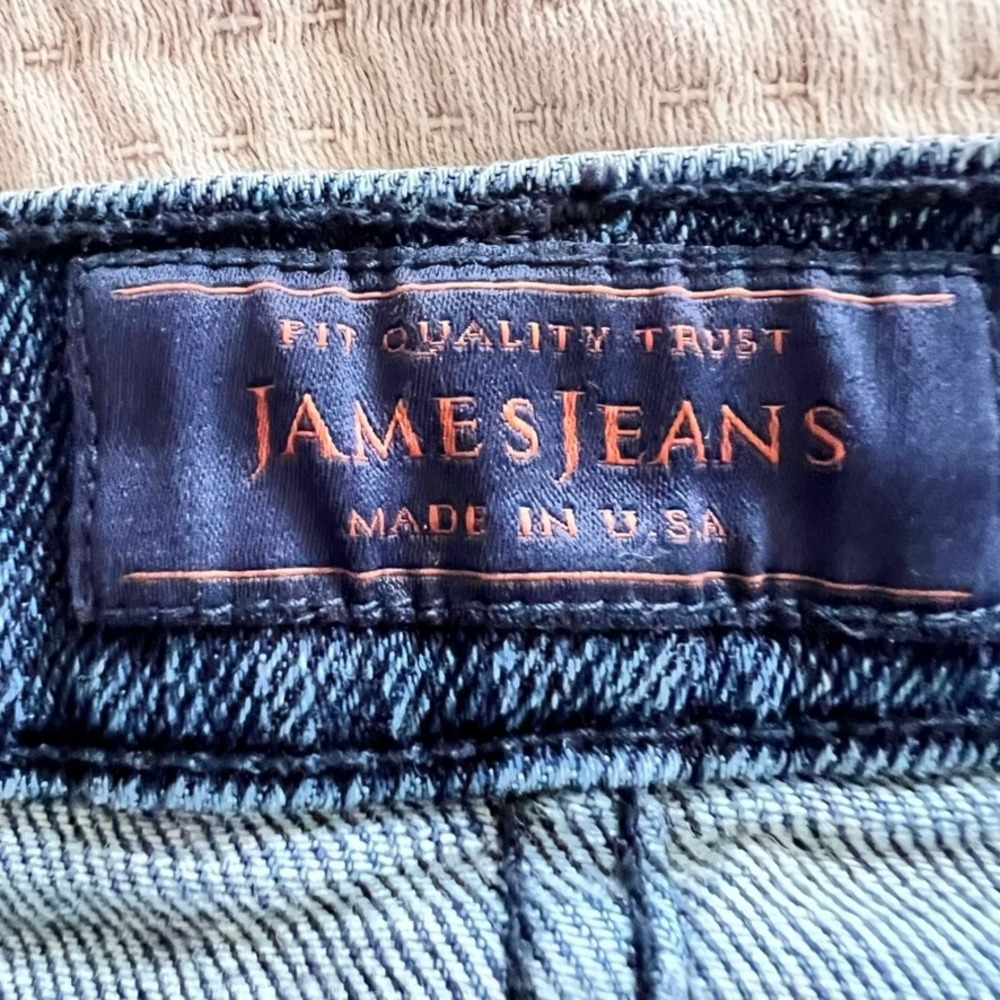 James Jeans Women's Skinny Jeans Blue Wash Stretch Denim Size 26 James Twiggy - Picture 9 of 13